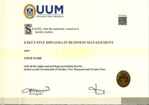 executive diploma business management uum cert